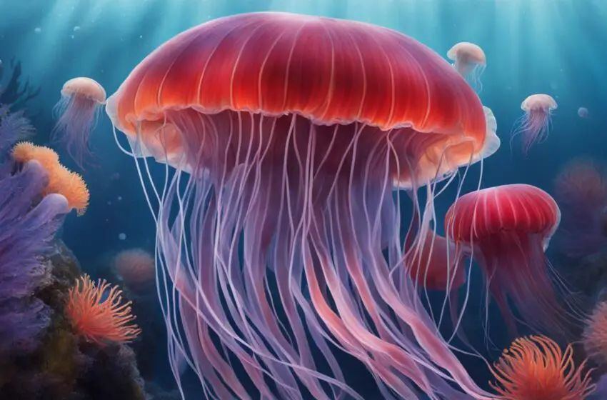 Anemone and jellyfish comparison