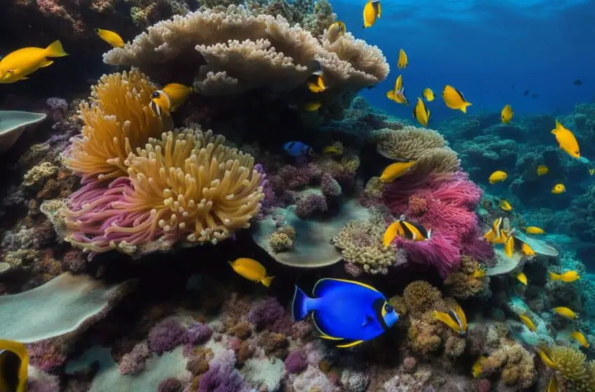 Anemone reef ecosystems