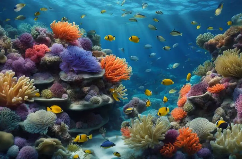 Anemones and coral reefs