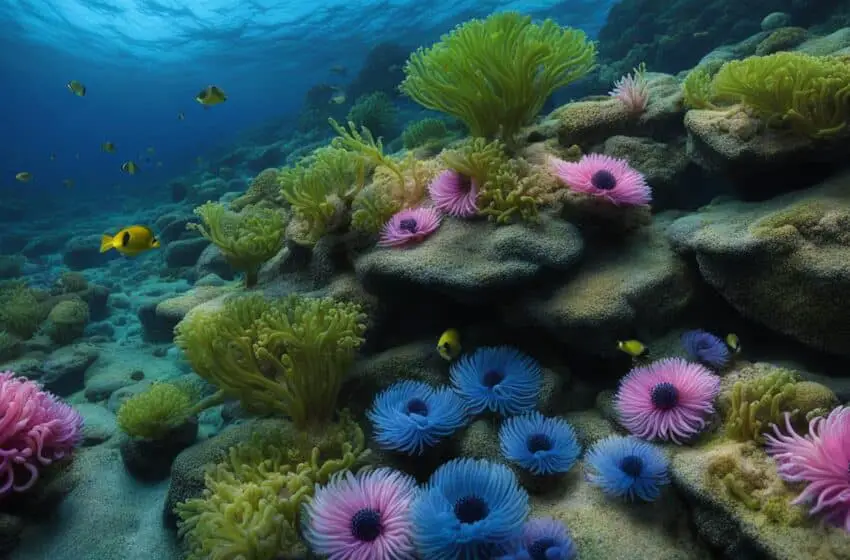 Anemones in cold waters