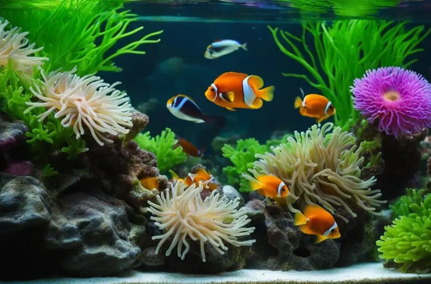 Anemones in home aquariums
