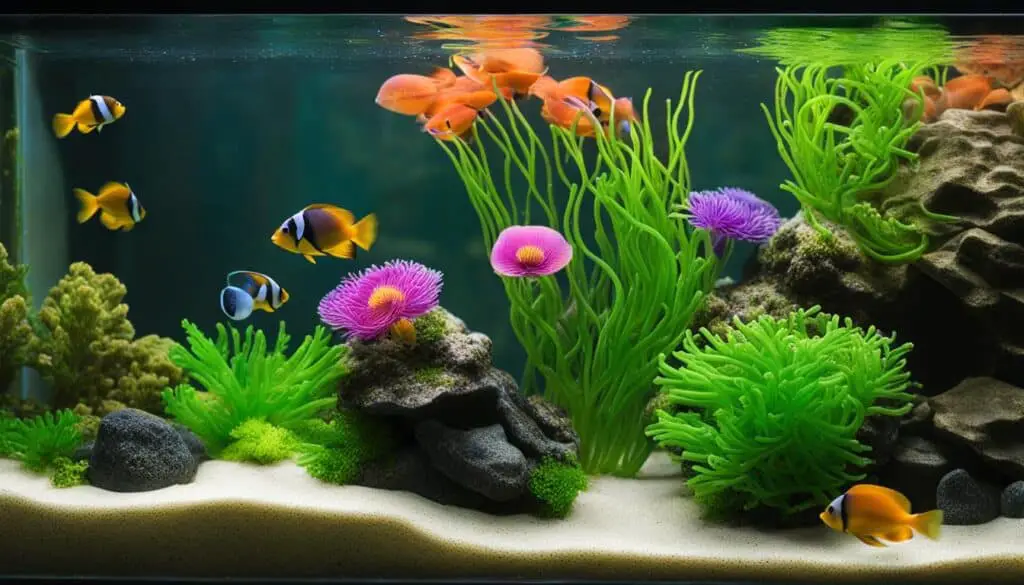Aquarium Anemone Placement