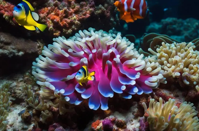 Types of sea anemones