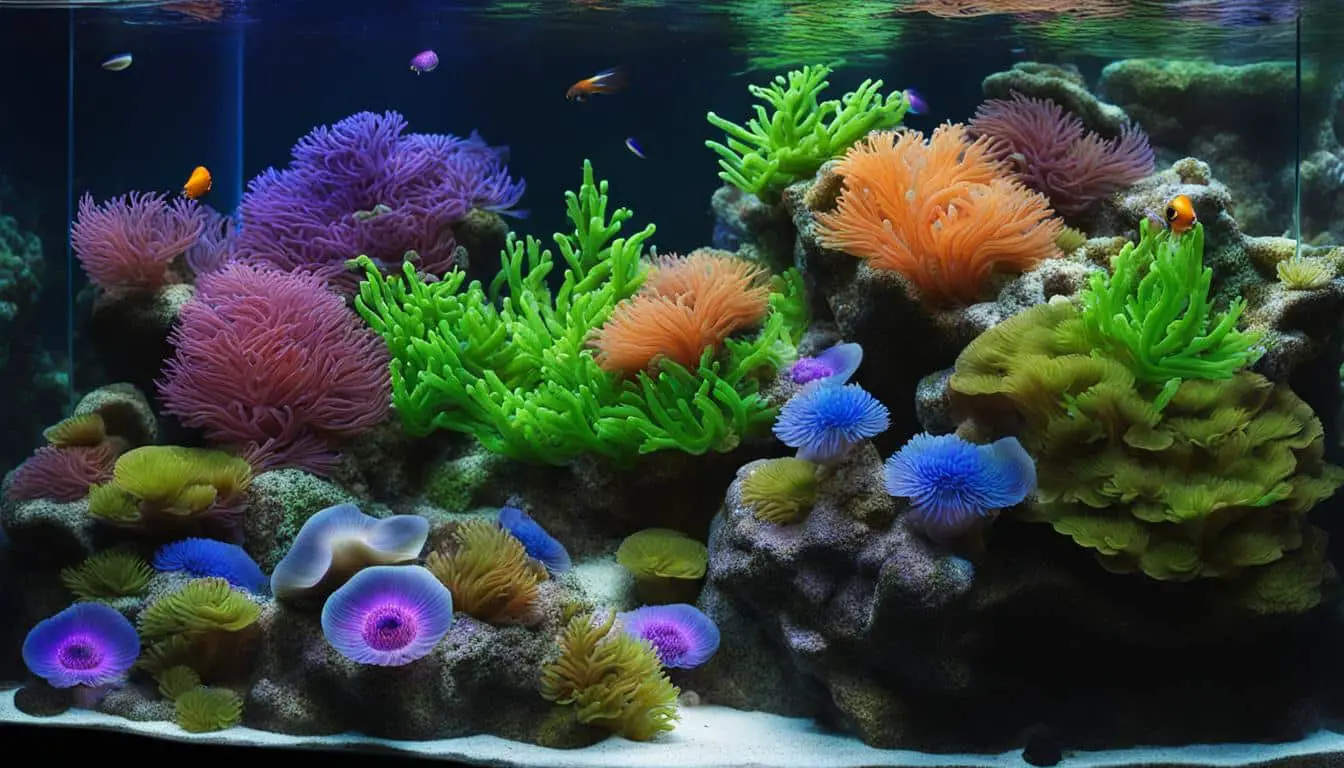 anemone tank setup