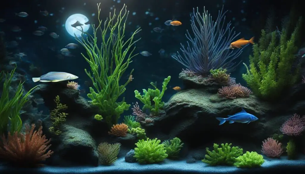 light cycles in aquariums