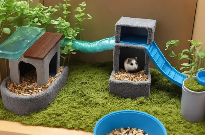 Dwarf Hamster Habitat Setup