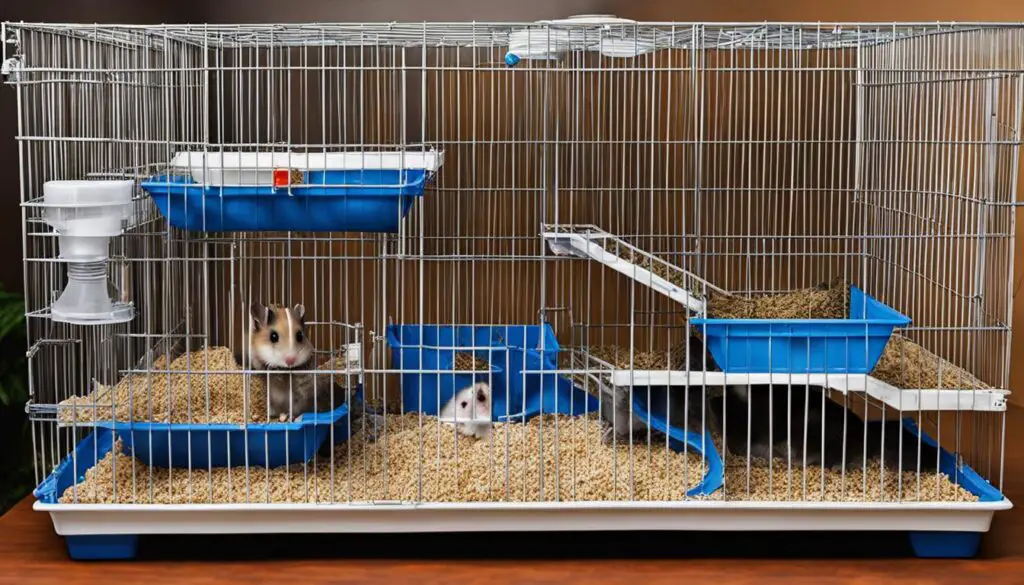 Dwarf hamster cage
