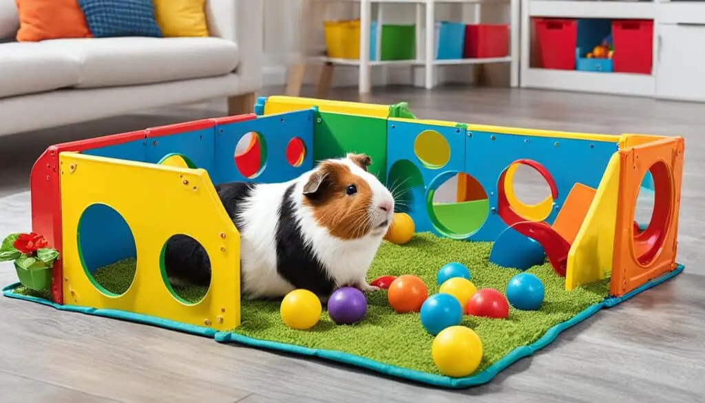 Guinea pig exercise and enrichment
