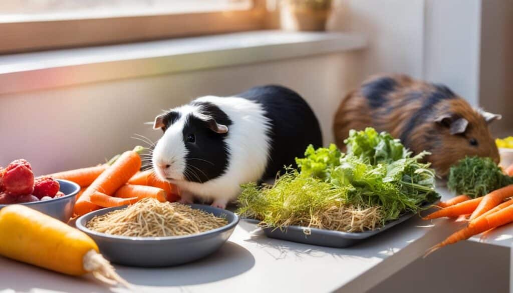 feeding schedule for your guinea pig