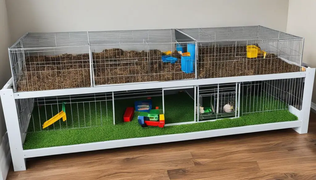 guinea pig cage setup