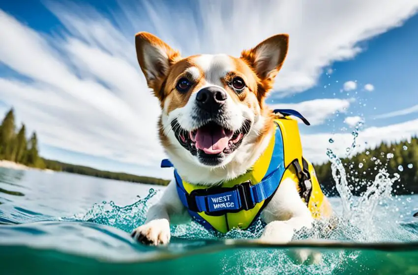  Pawsitive Adventures: Dive into Water Fun with West Marine Dog Life Vest!