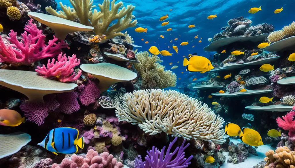 Beauty of coral reefs