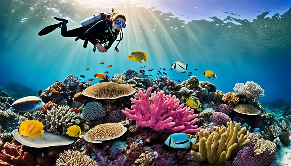 Coral reef conservation efforts