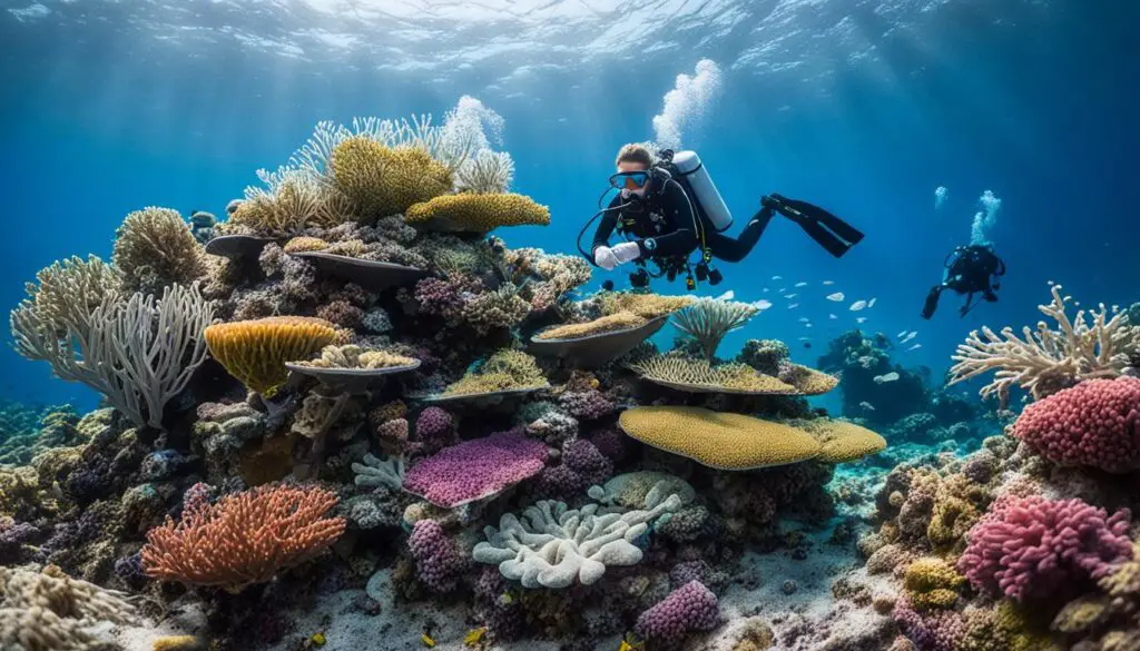 Coral reef preservation projects