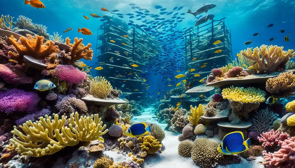 Large-Scale Coral Reef Restoration