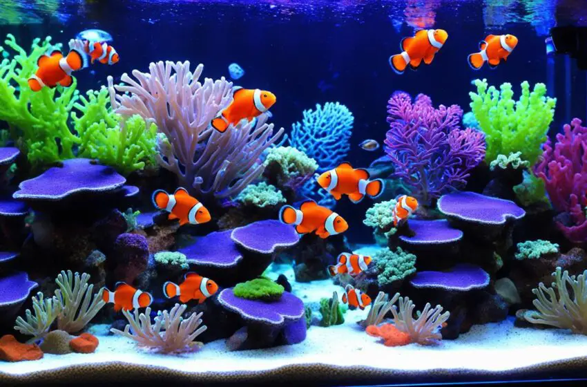 Clownfish tank setup
