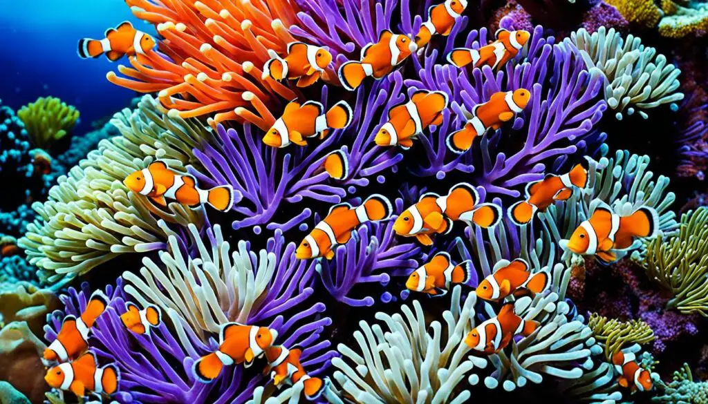 Colors of clownfish