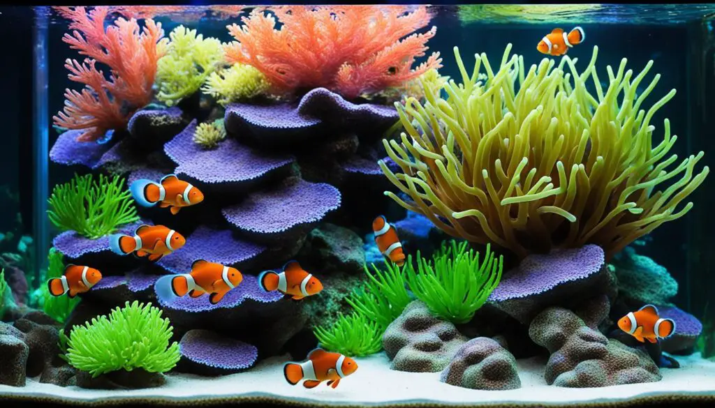 aquarium setup for pair bonding