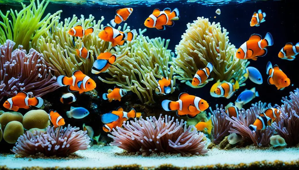 clownfish diet in captivity