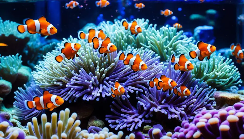 Clownfish tank community