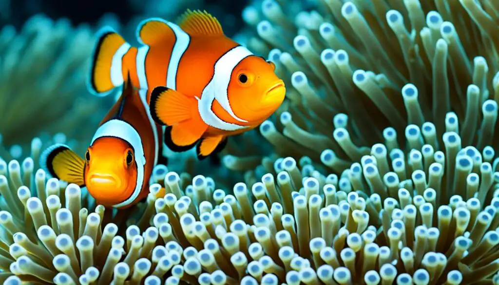 Clownfish tank interactions