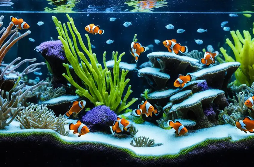 Clownfish tank stress