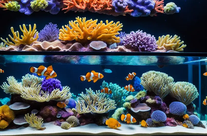 Clownfish tank swimming patterns