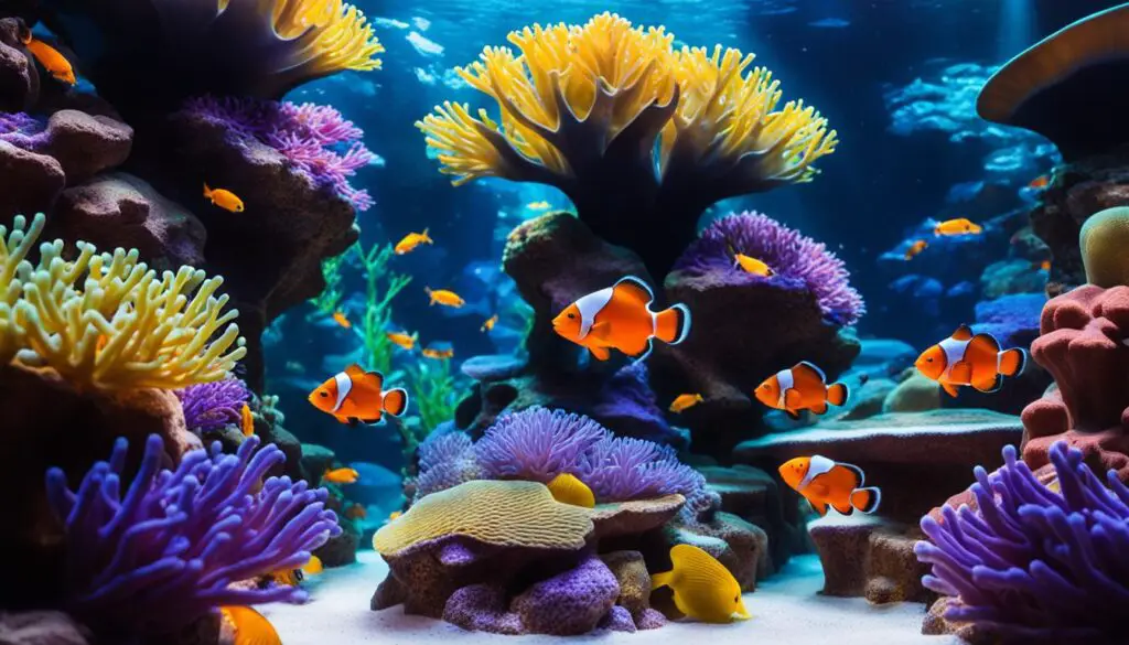 clownfish tank decorations