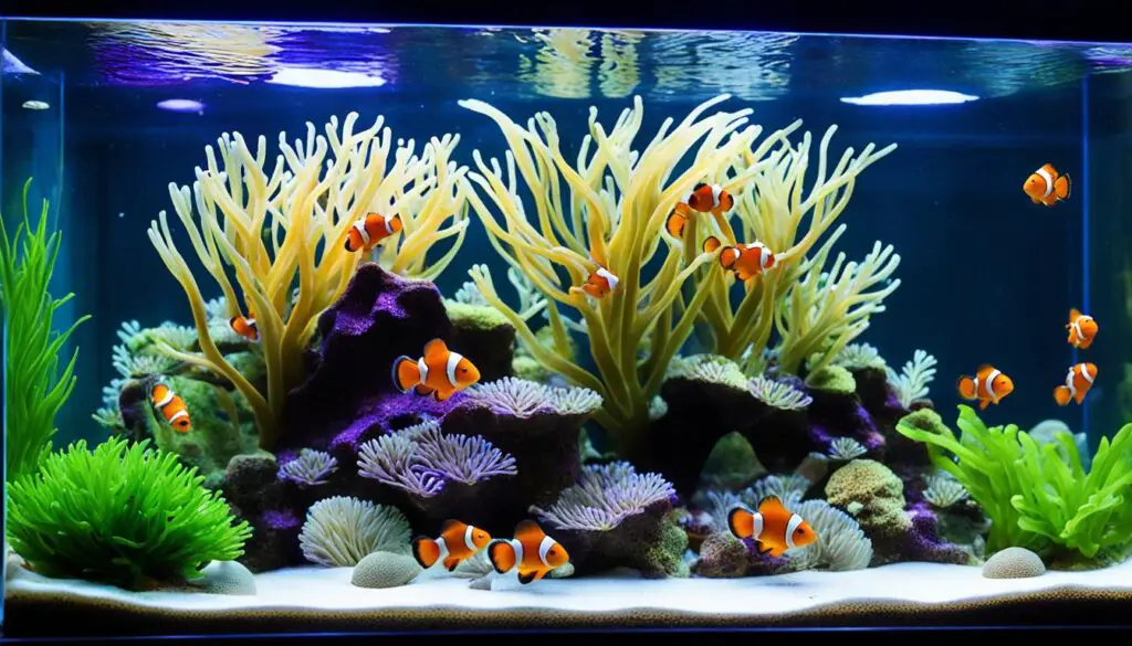 clownfish tank size