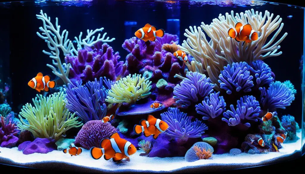 Clownfish tank aquatic habitat conservation