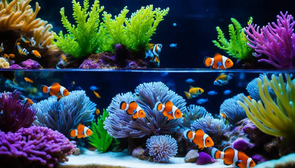 Clownfish tank biodiversity