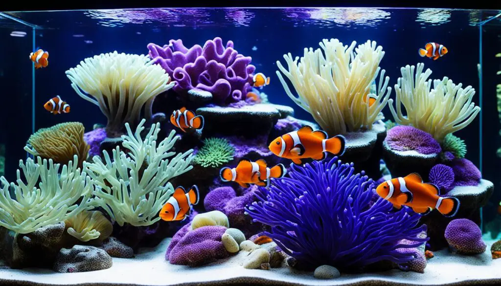 Clownfish tank community setup