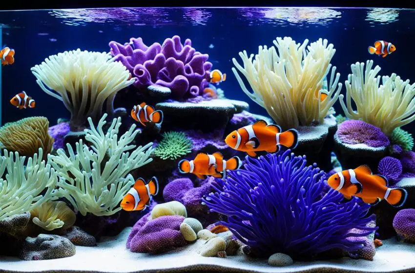 Clownfish tank community setup