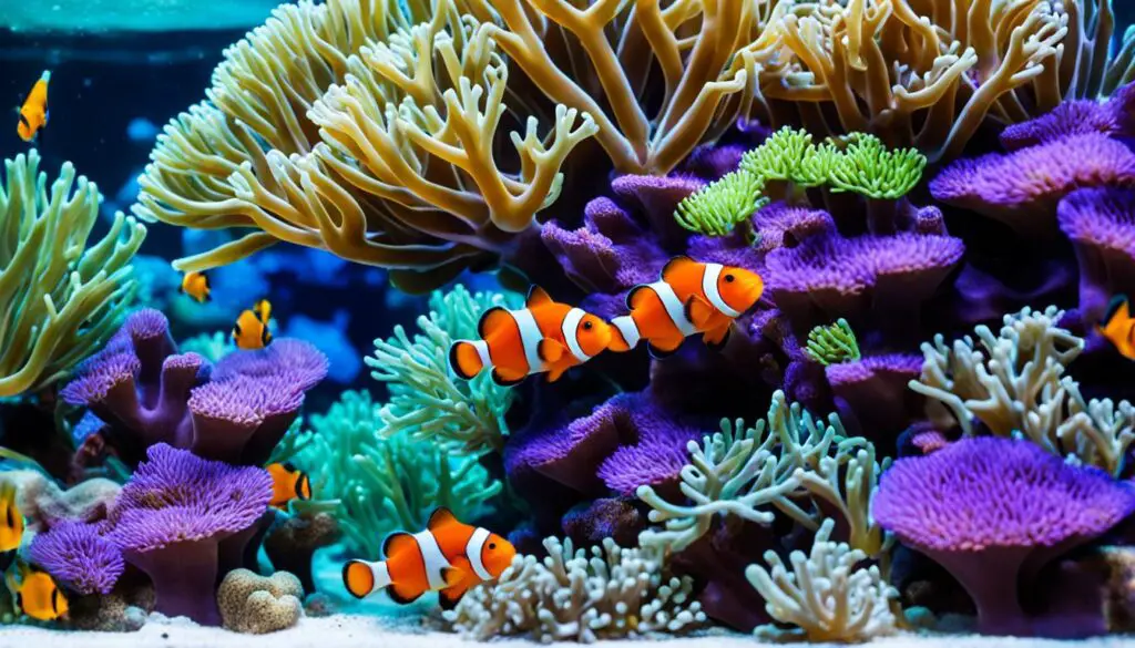 Clownfish tank coral reef conservation