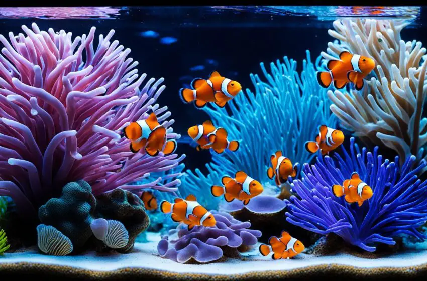 Clownfish tank ecosystem balance