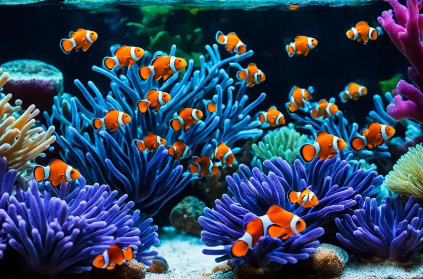 Clownfish tank ecosystem management