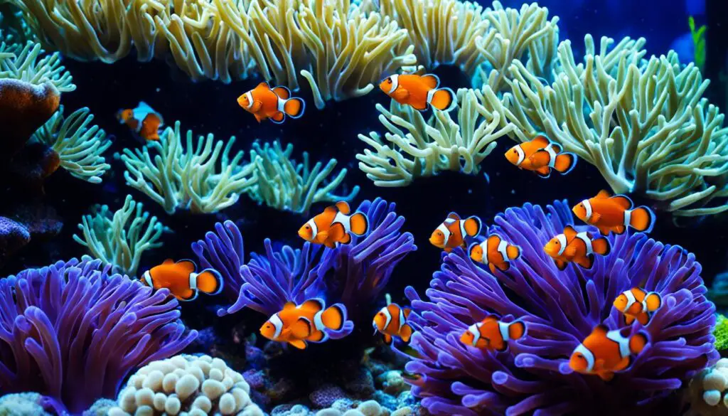 Clownfish tank ecosystem preservation