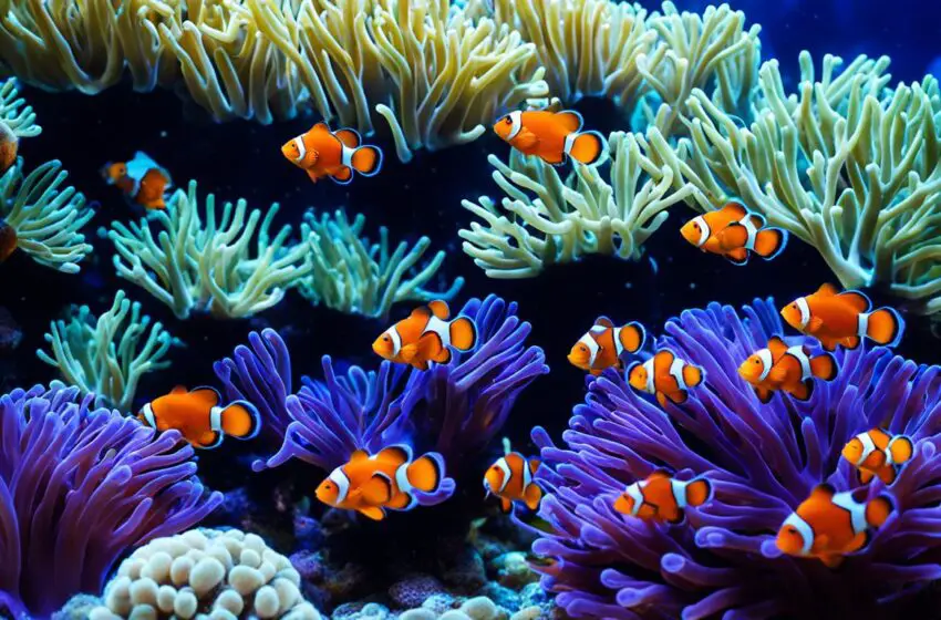 Clownfish tank ecosystem preservation