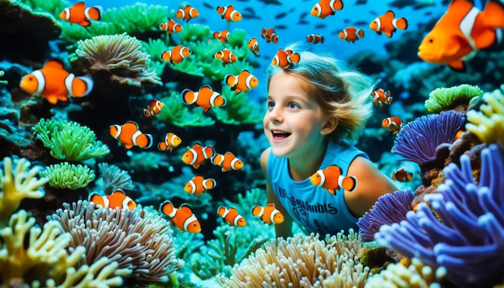 Clownfish tank environmental education