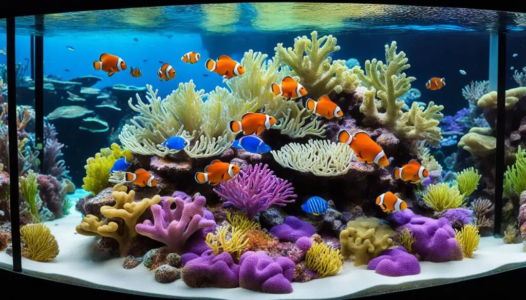 Clownfish tank habitat restoration