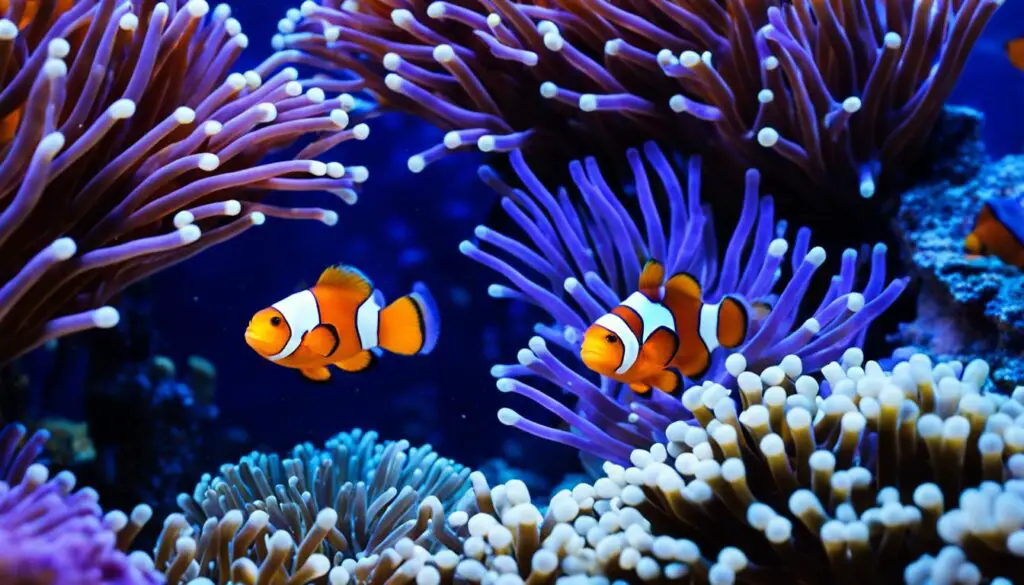 Clownfish tank marine life conservation