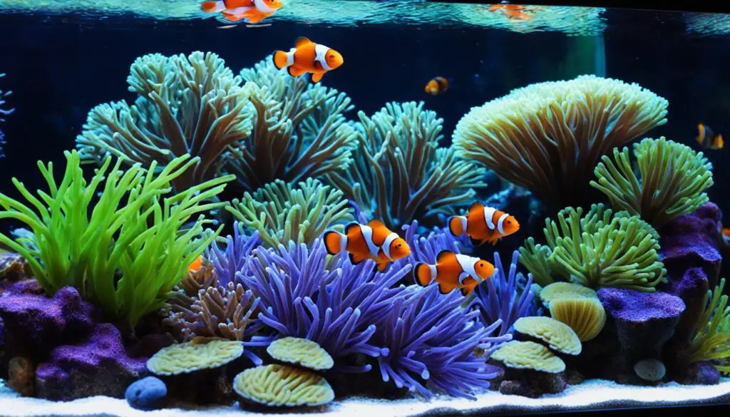 Clownfish tank sustainable practices