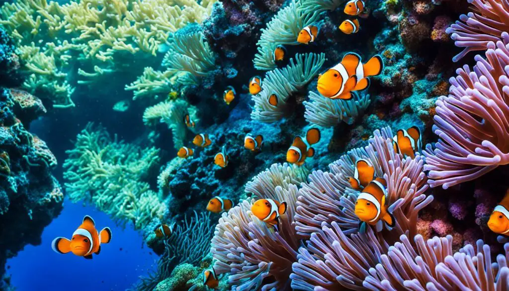 clownfish and coral reefs