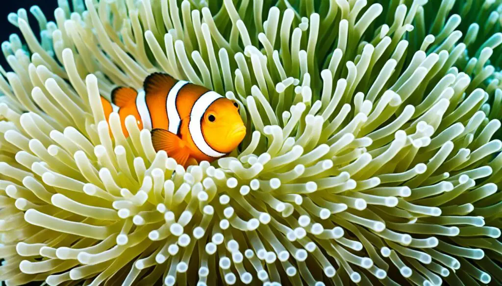 clownfish and sea anemones