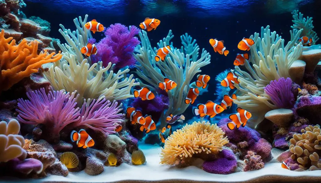 clownfish tank environment