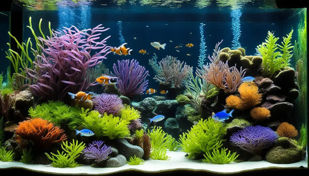 use of plants in aquariums